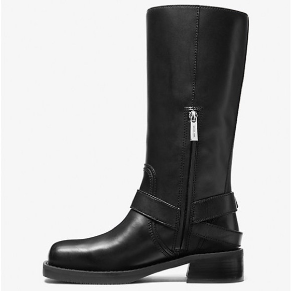 MICHAEL MICHAEL KORS Crosby Leather Moto Boot - Picture 2 of 15